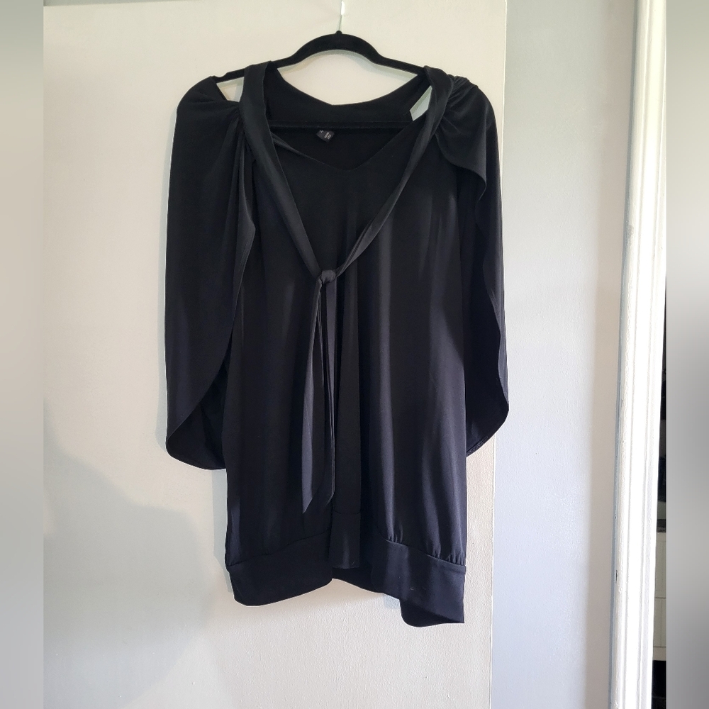 Plus Size Black Top